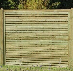 Slatted Fence Panels