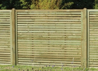 Slatted Fence Panels