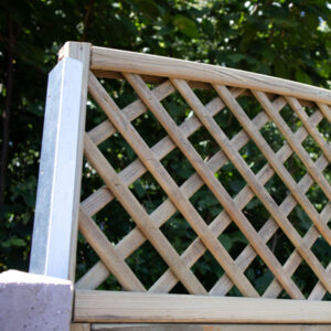 Trellis Extension Bracket for concrete posts